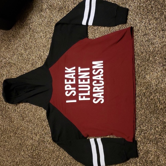 Tops - Xl crop hoodie